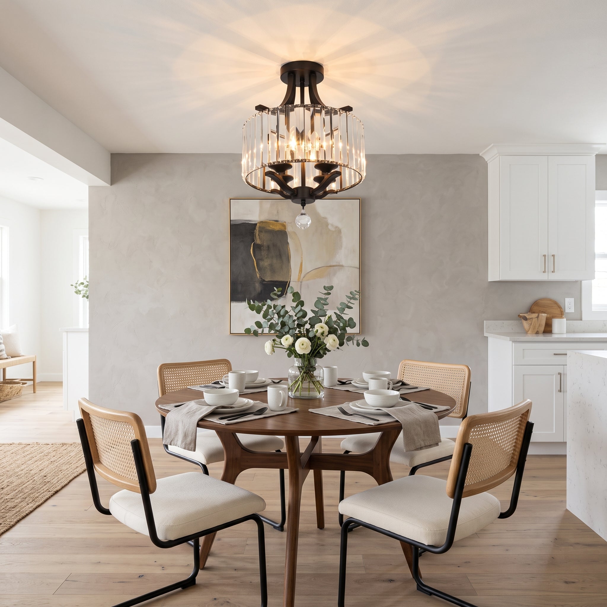 Elevate Your Home: Why a Modern Glam Copper Crystal Ceiling Light is the Ultimate Upgrade