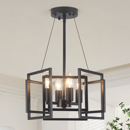 Ceiling Light Iron Frame 4-Light