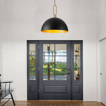 Pendant Light Gold Ring Dome 500mm