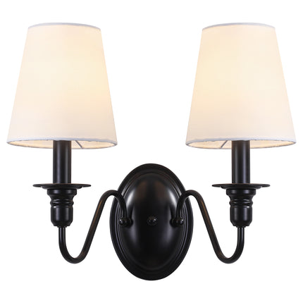 Wall Sconce Vintage Candle 2-Light