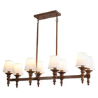 Black 8-Light Island Pendant Light