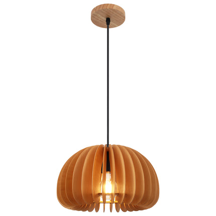Pendant Light Wooden Shade