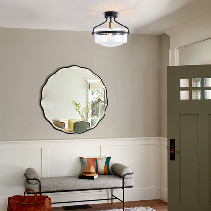 Ceiling Light Glass Shade Single
