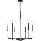 Chandelier Wrought Iron 6-Light