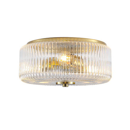 Modern Black 3-Light Glass Shade Ceiling Fixture