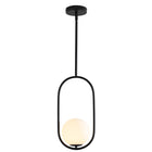 Minimalist Oval Brass Pendant