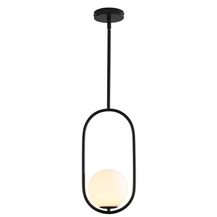 Minimalist Oval Brass Pendant