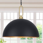 Pendant Light Gold Ring Dome 600mm