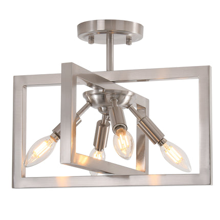 Ceiling Light Iron Geometric 4-Light