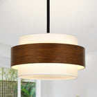 4-Light  Dual-Use Farmhouse Drum Chandelier
