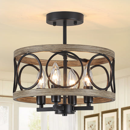 Ceiling Light Round Frame 4-Light