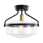 Ceiling Light Glass Shade Single
