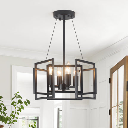Ceiling Light Iron Frame 4-Light