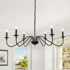 Chandelier Iron Candelabra 6-Light