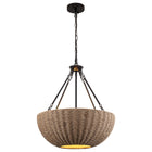 5-Light Hemp Rope Pendant Light