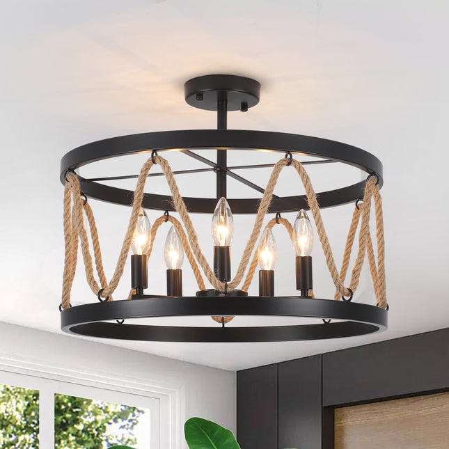 Ceiling Light Iron 5-Light