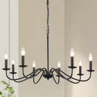 Chandelier Iron Farmhouse 8-Light