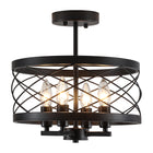 Ceiling Light Farmhouse Iron 4-Light