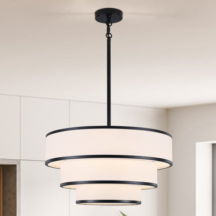 Modern 3-Tier Drum Chandelier-5-Light