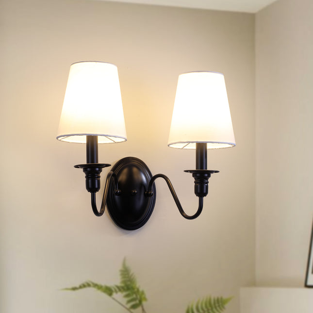 Wall Sconce Vintage Candle 2-Light