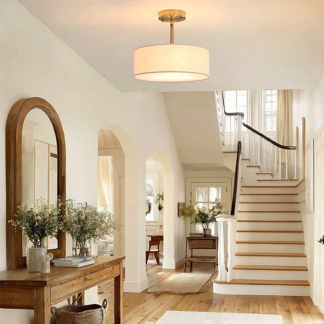 Ceiling Light Drum 3-Light