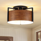 Ceiling Light Iron Shade 3-Light