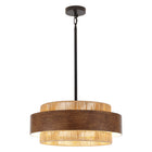 Farmhouse 5-Light Woven Rope Chandelier