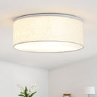 Ceiling Light Modern Fabric Shade 3-Light