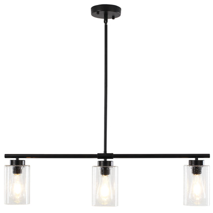 3-Light Brass Kitchen Island Pendant Light