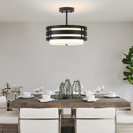 Ceiling Light Modern Fabric 3-Light