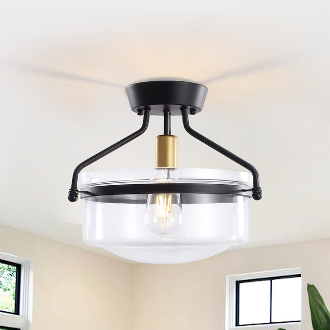 Ceiling Light Glass Shade Single