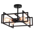 Ceiling Light Cube Frame 4-Light
