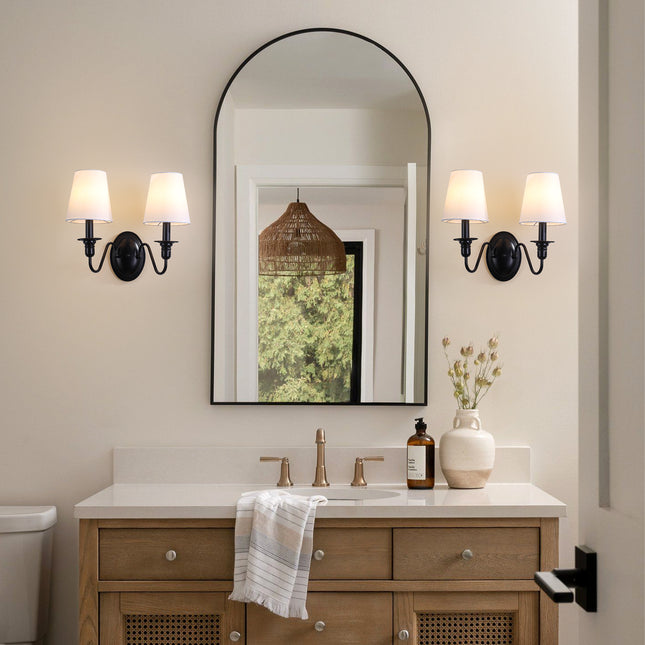 Wall Sconce Vintage Candle 2-Light