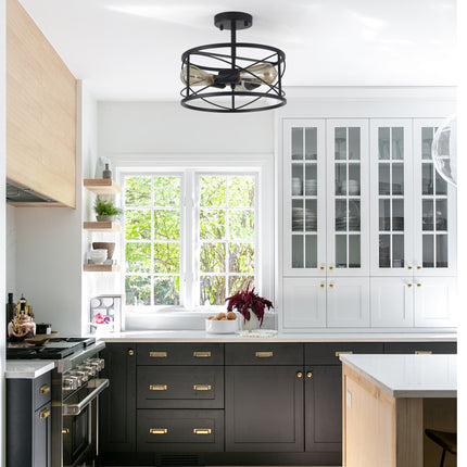 Ceiling Light Iron Farmhouse 3-Light