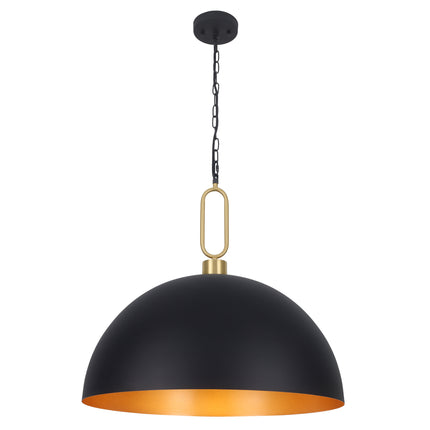 Pendant Light Gold Ring Dome 600mm