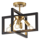 Ceiling Light Iron Geometric 4-Light