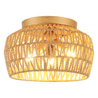 Ceiling Light Woven Rattan Shade