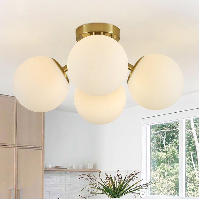 Ceiling Light Globe Shade 4-Light