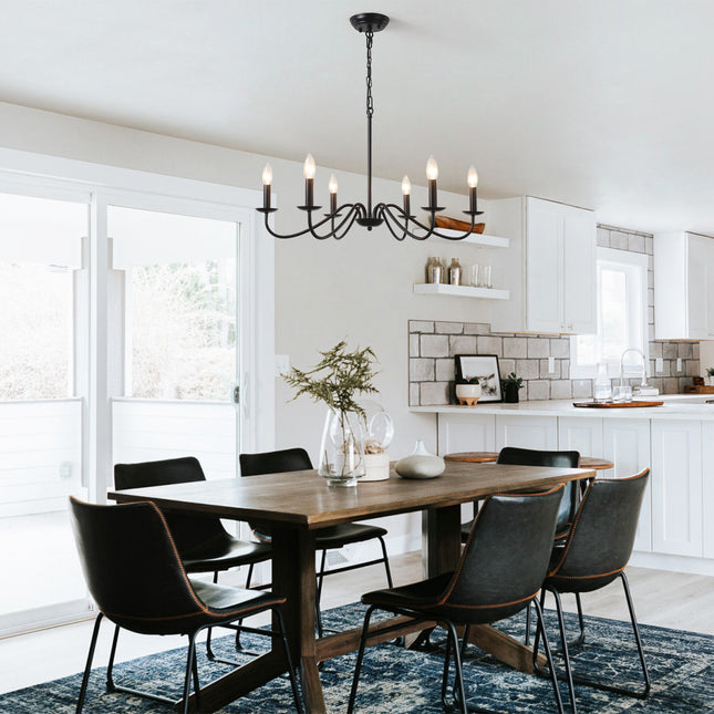 Chandelier Iron Farmhouse 6-Light
