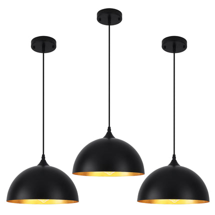 Pendant Light Dome Shade 3-Pack
