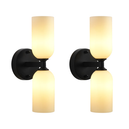 2-Pack 2-Light Brass Wall Sconces