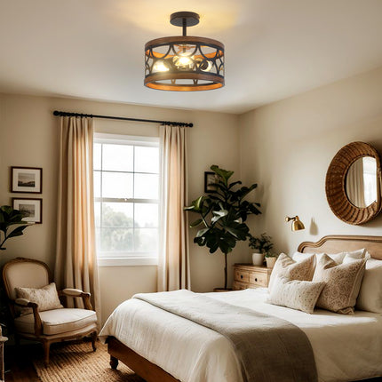 Ceiling Light Modern American 3-Light