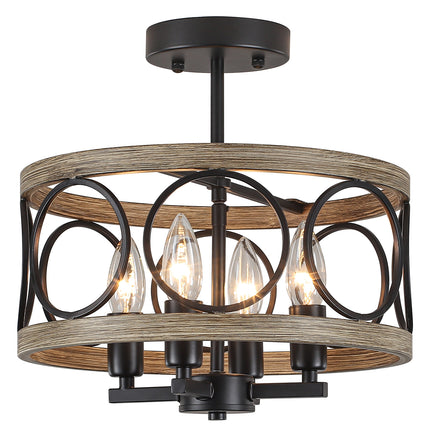 Ceiling Light Round Frame 4-Light