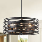 Chandelier Linear Nest Metal Cage 5-Light