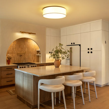 Ceiling Light Modern Fabric Shade 4-Light