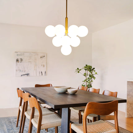 Chandelier Spherical Glass Shade 13-Light