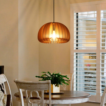 Pendant Light Wooden Shade