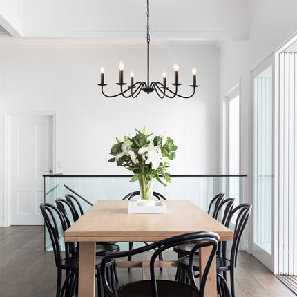 Chandelier Iron Farmhouse 6-Light