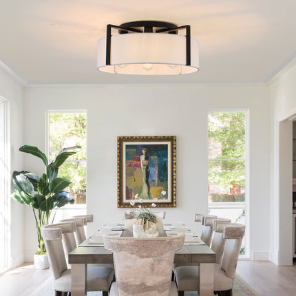 Ceiling Light Fabric Shade 4-Light