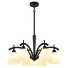 6-Light Black Dining Room Chandelier